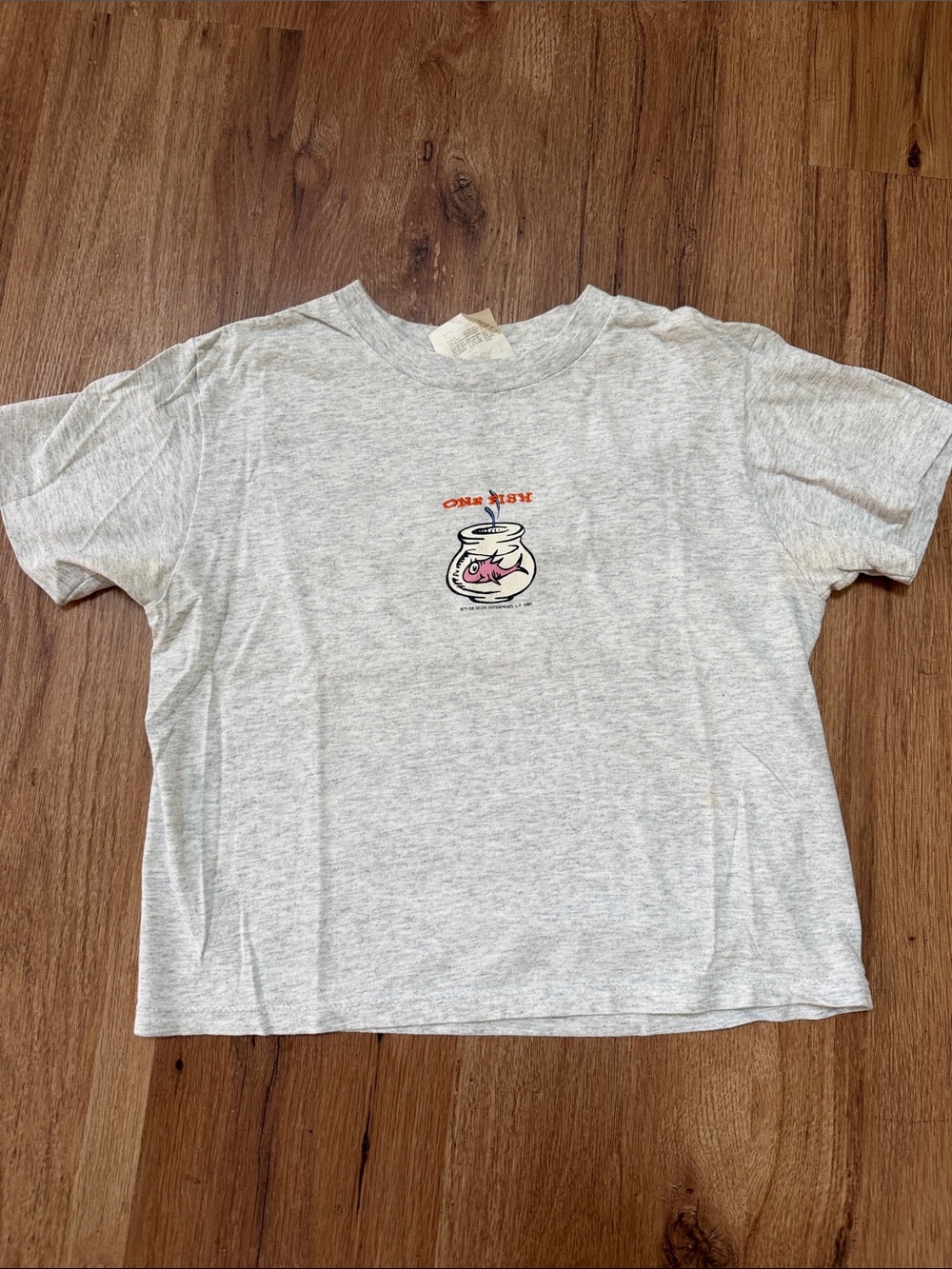 Vintage Dr. Seuss cropped graphic tea, size S